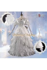 Identity V Bloody Queen Mary Promised Day White Wedding Gown Cosplay Costume